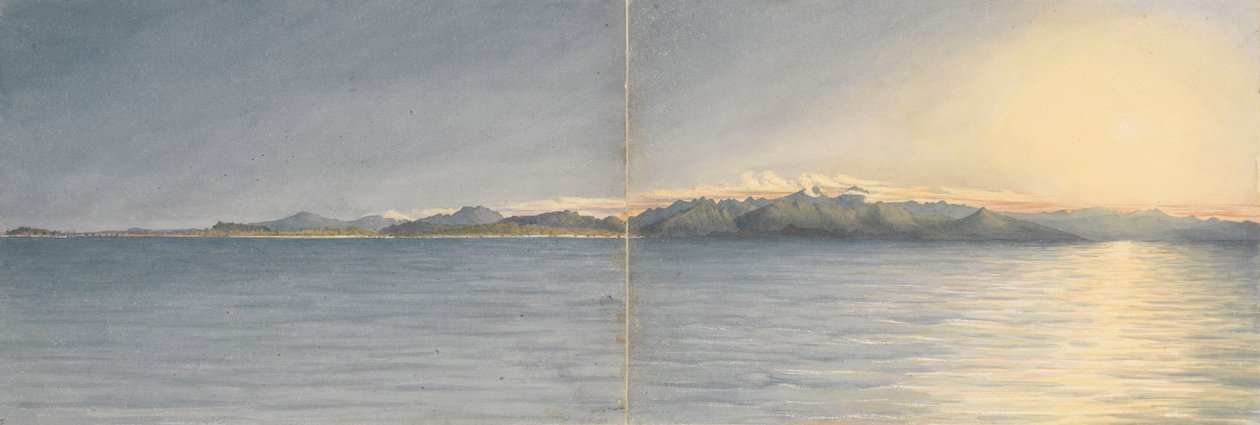 "San Blas [Mexikó], 1850. október 11., Tepic körüli hegyek, 6400 láb alkotó: Admiral Sir Edward Gennys Fanshawe
