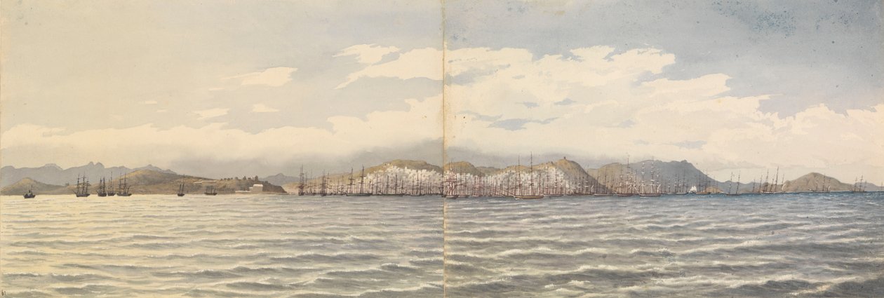 "San Francisco, Kalifornia, 1851. október 6. alkotó: Admiral Sir Edward Gennys Fanshawe