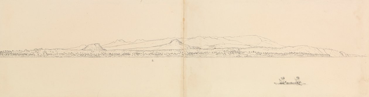 Savaii, Navigators Islands [Szamoa], 1849. szeptember alkotó: Admiral Sir Edward Gennys Fanshawe