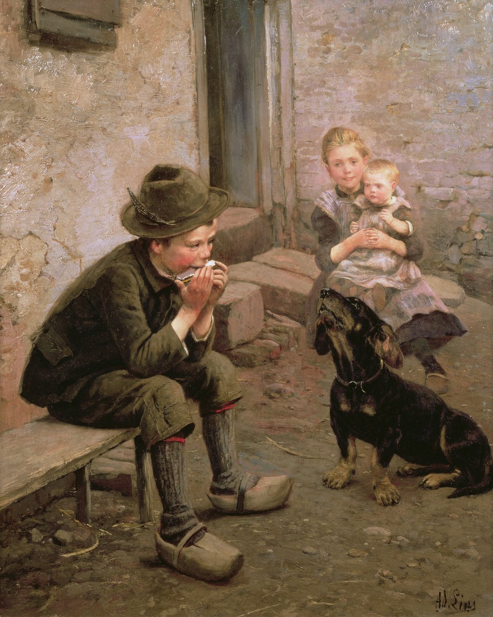 A szájszerv játékos alkotó: Adolf Lins