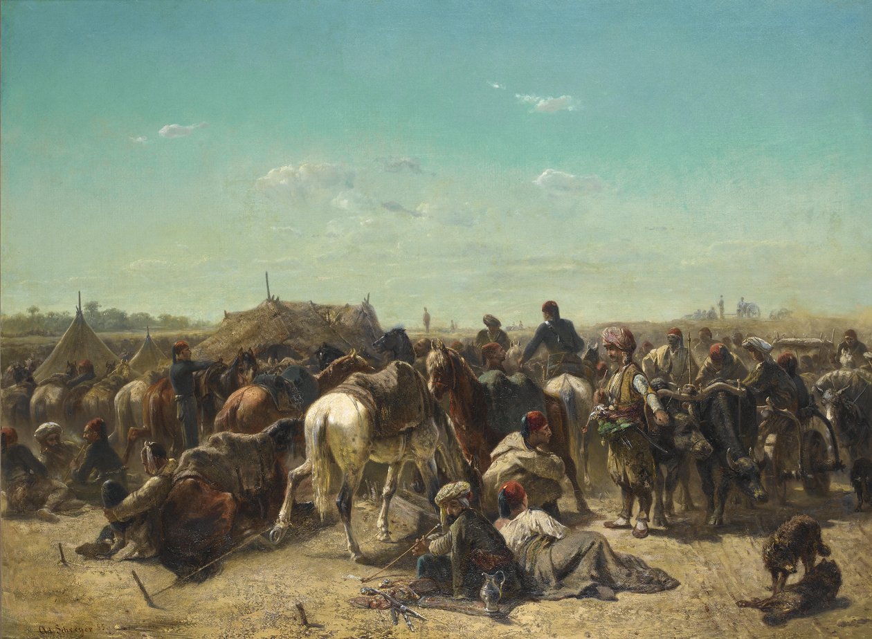 Táborhely alkotó: Adolf Schreyer