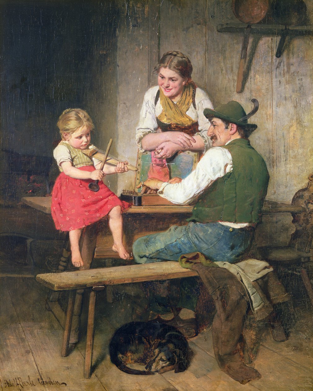 A boldog család alkotó: Adolf Eberle