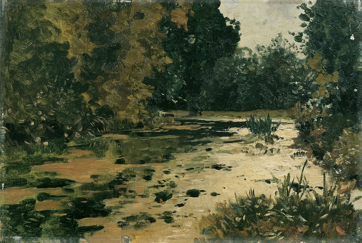 Waldtümpel alkotó: Adolf Gustav Ditscheiner