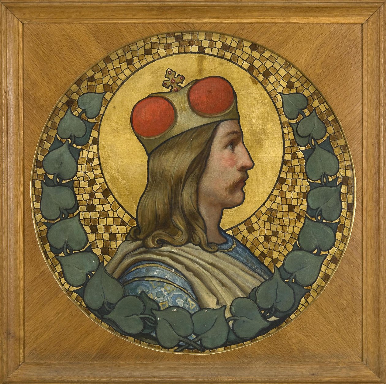 I. Szent Vencel, Csehország hercege, 1900 alkotó: Adolf Liebscher