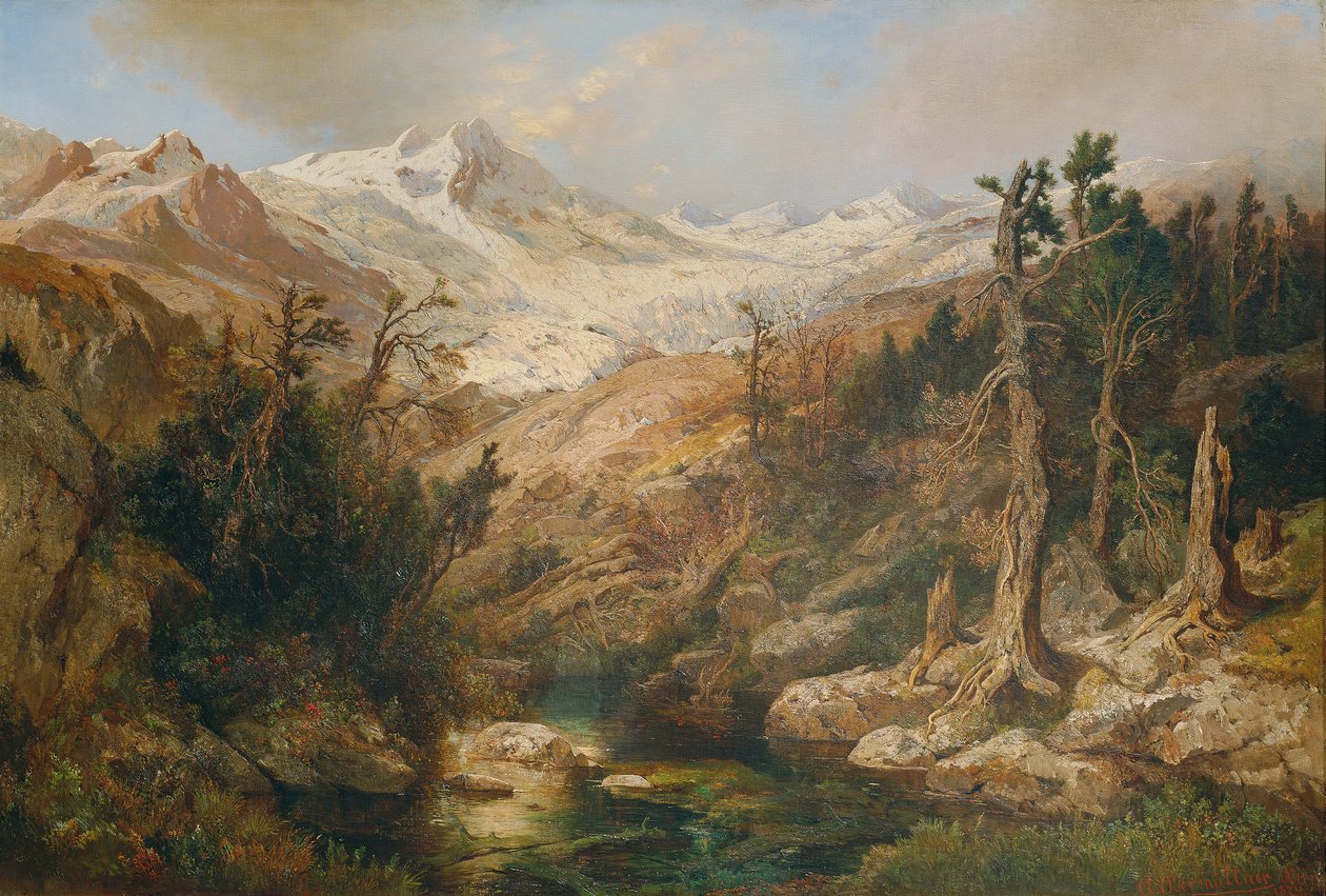 Rauriser Goldberggletscher alkotó: Adolf Obermüllner