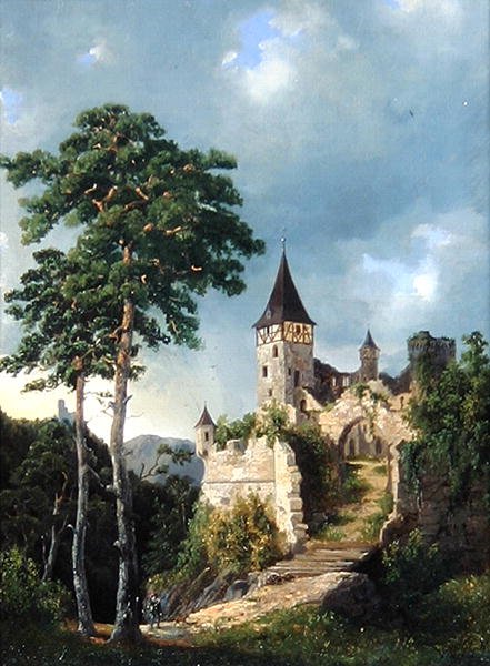 Vár a hegyekben alkotó: Adolf Rudolf Holtzhaub