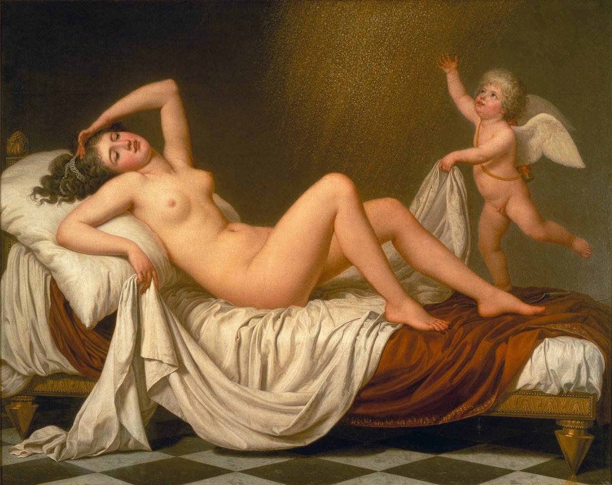 Danaë és az aranyzápor, 1787 alkotó: Adolf Ulrich Wertmuller