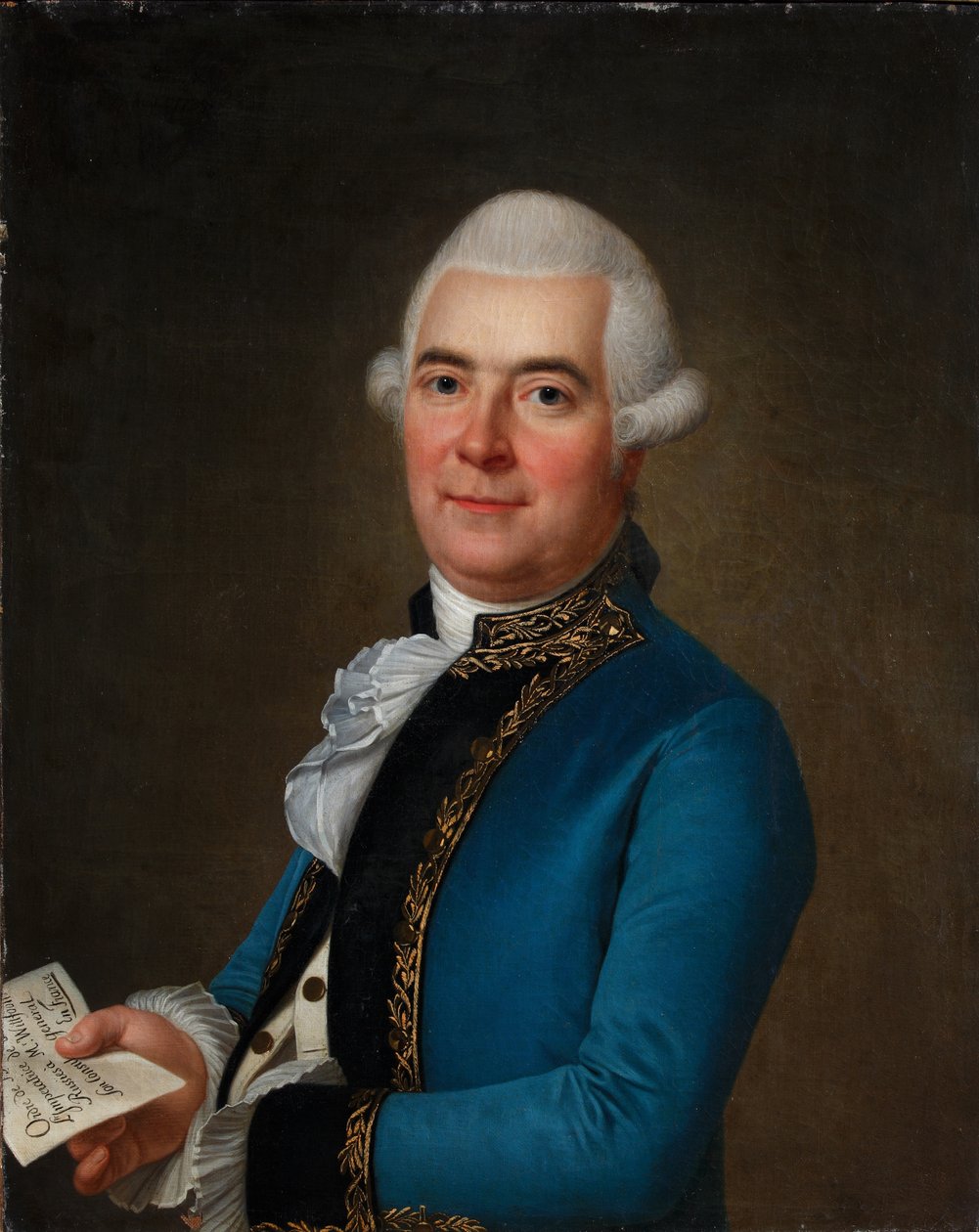 Arvid Wittfooth portréja, 1789 alkotó: Adolf Ulrich Wertmuller