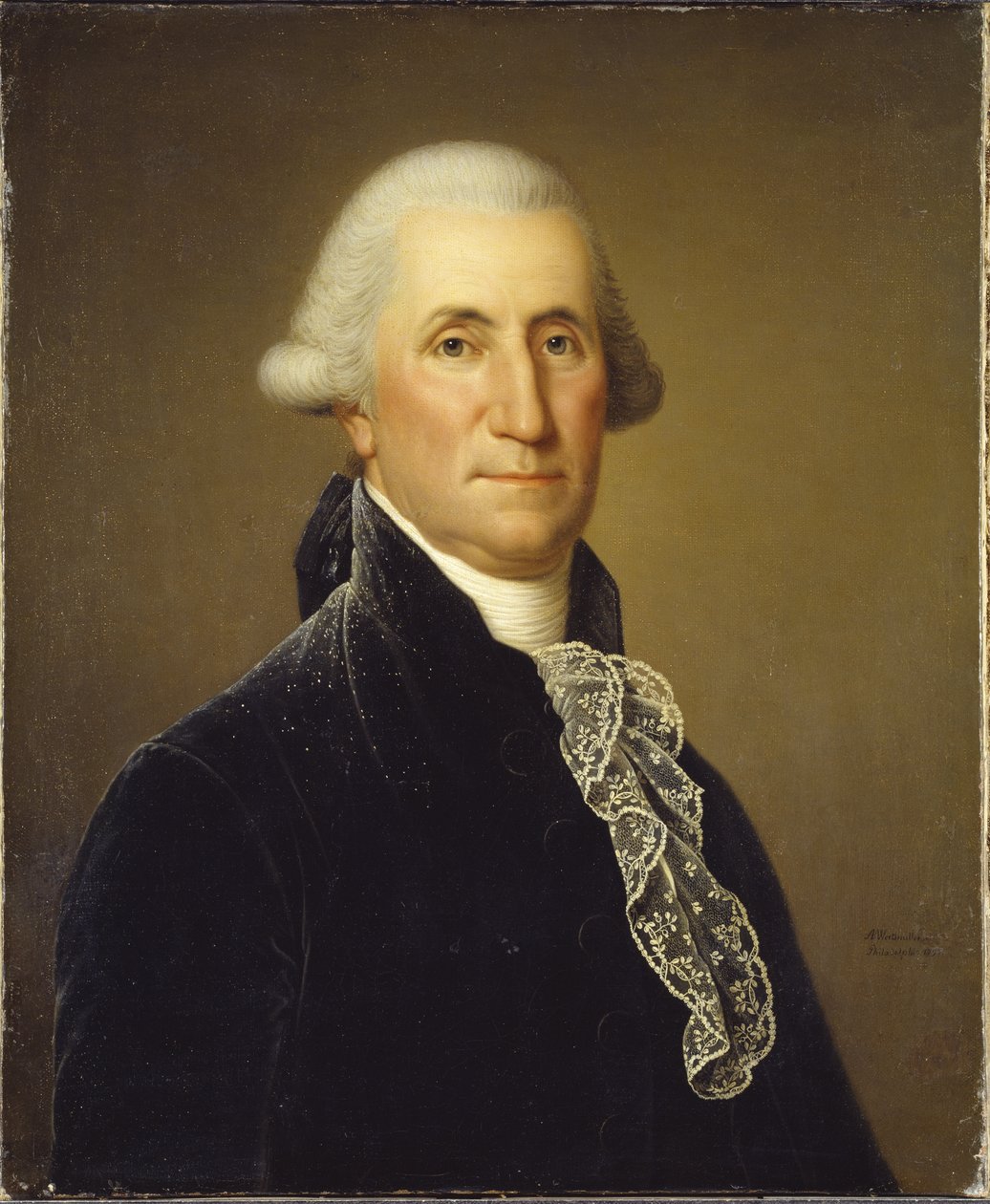 George Washington portréja alkotó: Adolf Ulrich Wertmuller