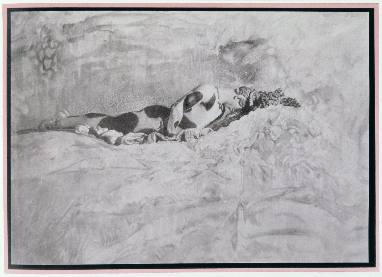 Vaszlav Nyizsinszkij portréja, 1912 körül (fotó) alkotó: Adolf de Meyer