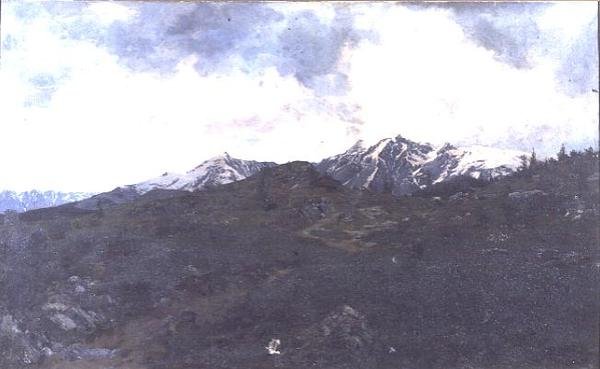 Alpesi legelőkön alkotó: Adolf von Meckel
