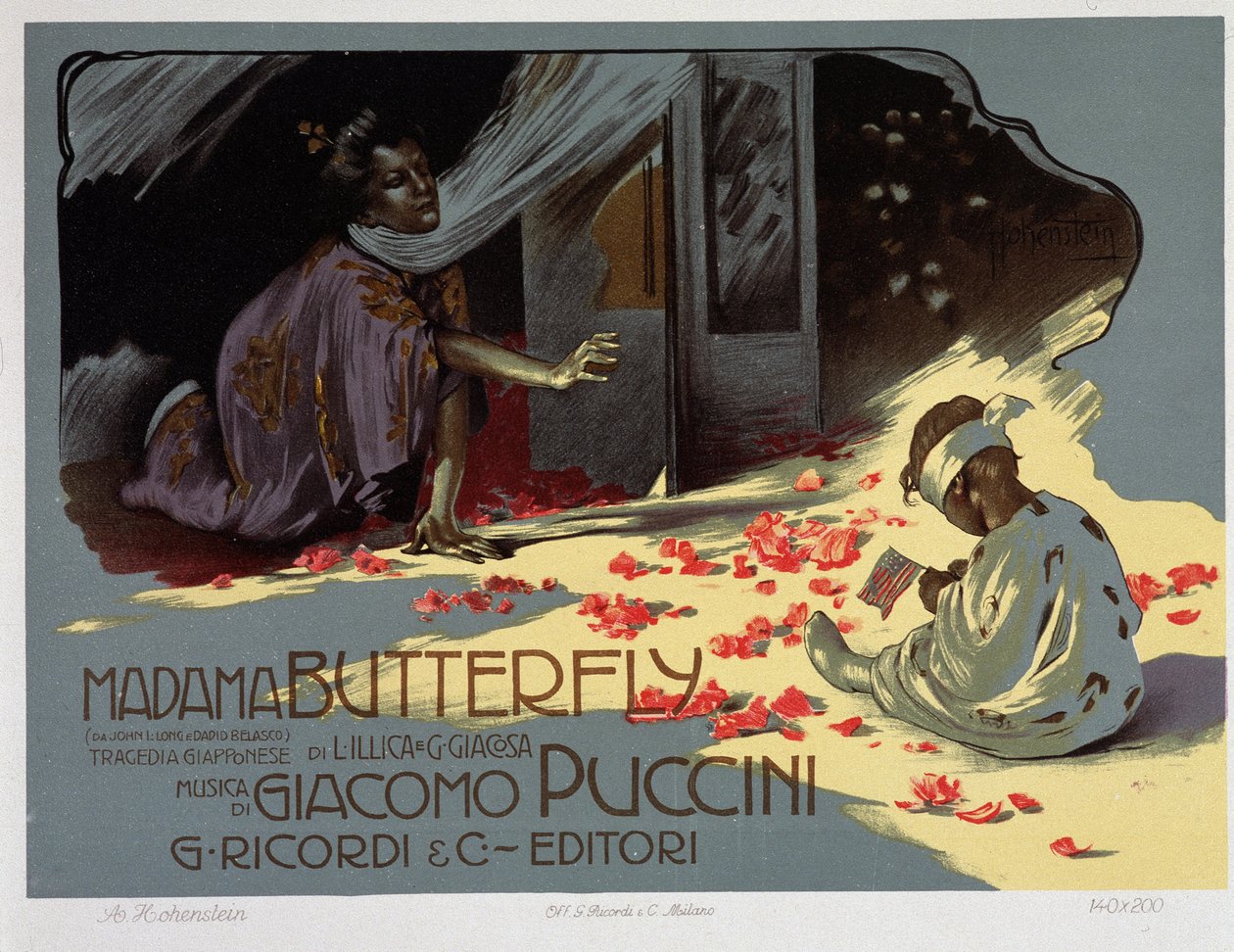 „Madame Butterfly”, Puccini alkotó: Adolfo Hohenstein