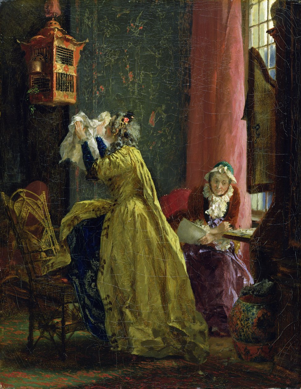 A Budoárban, 1851 alkotó: Adolph Menzel