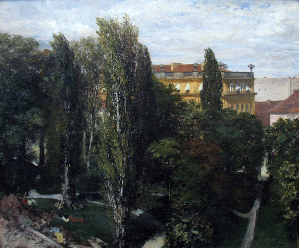 Albrecht herceg palotakertje alkotó: Adolph Menzel