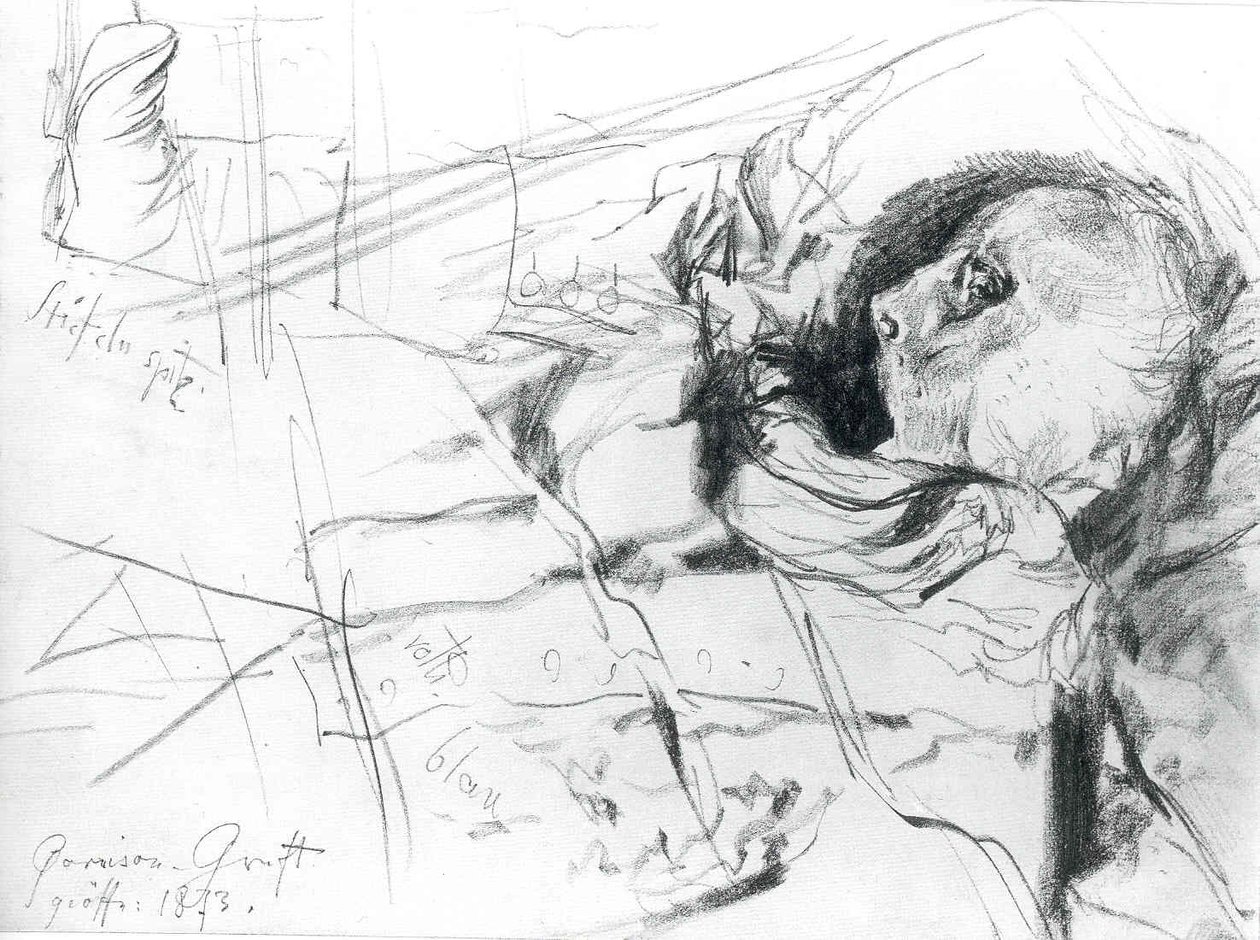 Koponya és csizma alkotó: Adolph Menzel