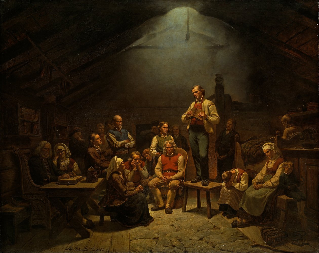 Alacsony egyházi áhítat alkotó: Adolph Tidemand