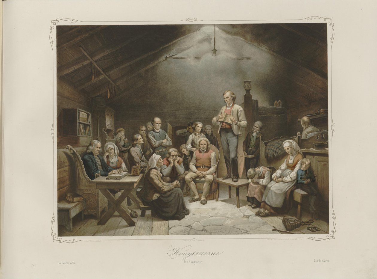 Norvég népi életképek alkotó: Adolph Tidemand