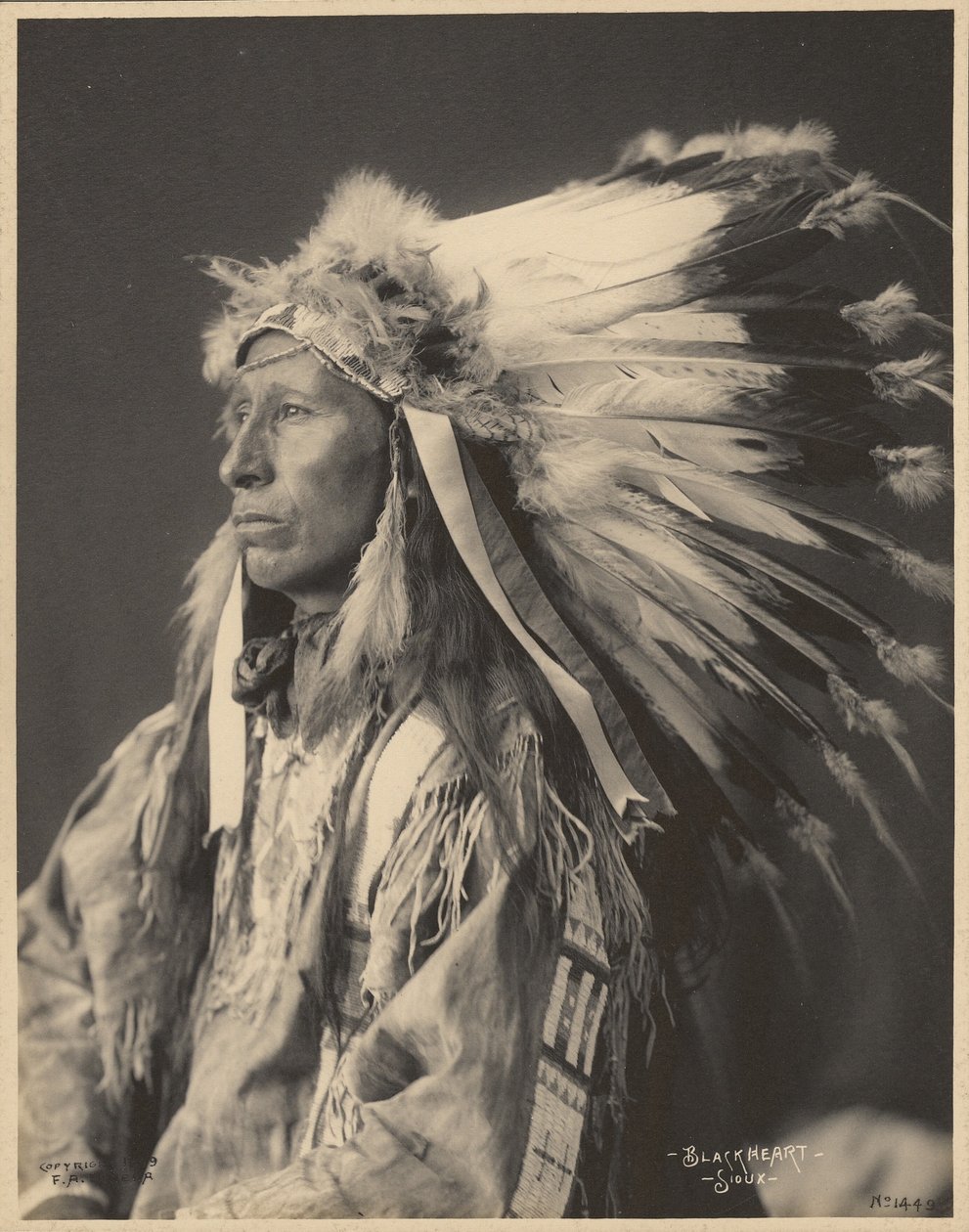 Blackheart, Sioux alkotó: Adolph F. Muhr