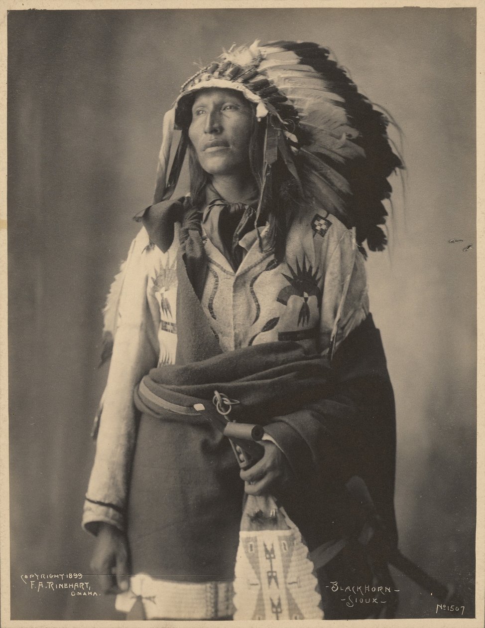 Blackhorn, Sioux alkotó: Adolph F. Muhr