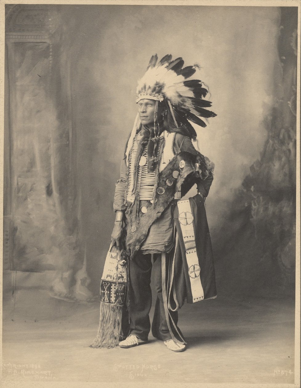 [Foltos Ló, az Oceti Sakowin Oyate népéből]
 alkotó: Adolph F. Muhr
