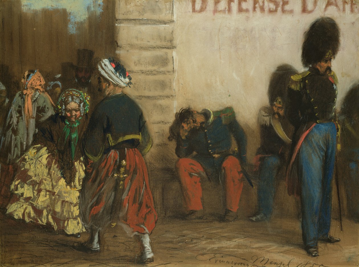 Párizs emléke, 1855 alkotó: Adolph Menzel