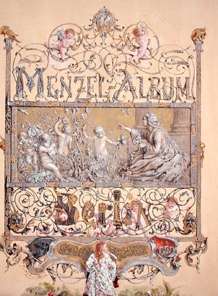 Címlap a Menzel-albumból, 1868 alkotó: Adolph Menzel