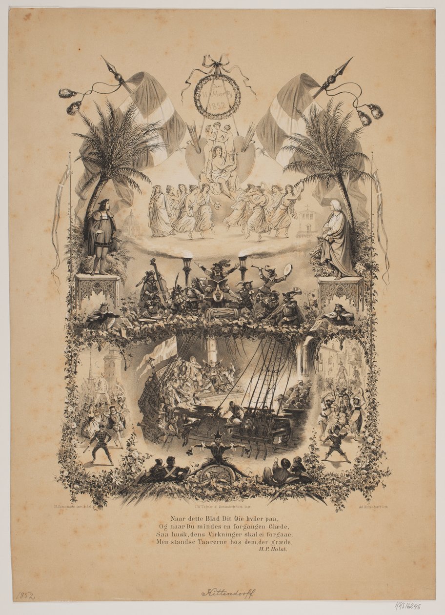 D. 1852. márc. 11 alkotó: Johan Adolph Kittendorff