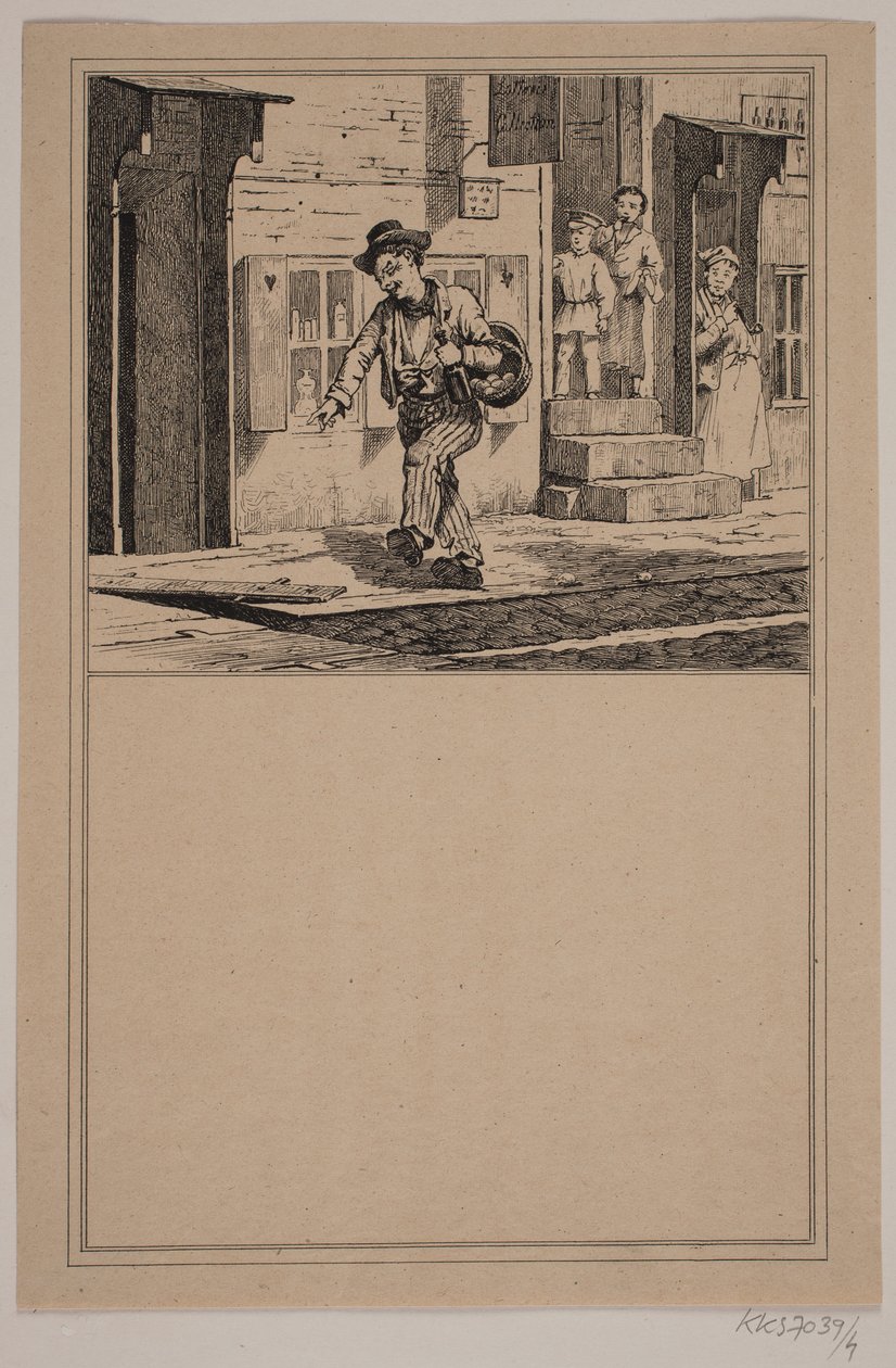 A megfulladt. Nem. 3. a Chr. Winther és M. Rørbye, "25 kép kisgyermekeknek" alkotó: Johan Adolph Kittendorff