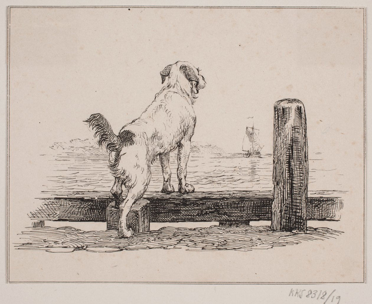 A kutya a tengerparton alkotó: Johan Adolph Kittendorff