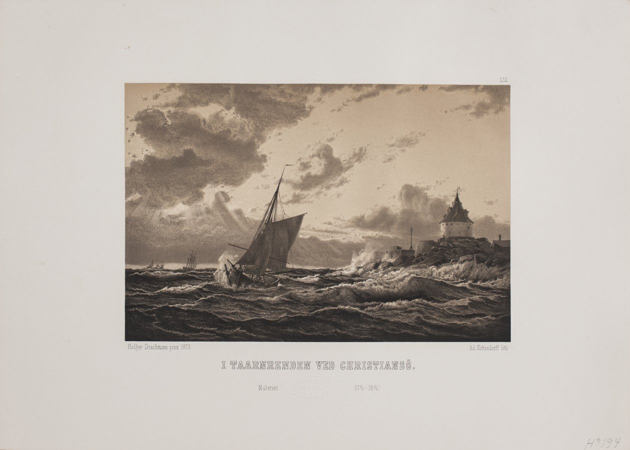 A Christiansø toronycsatornájában alkotó: Johan Adolph Kittendorff