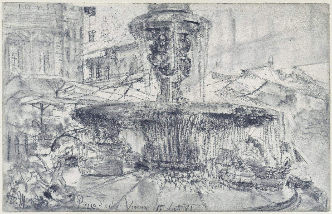 Kút a veronai Piazza d