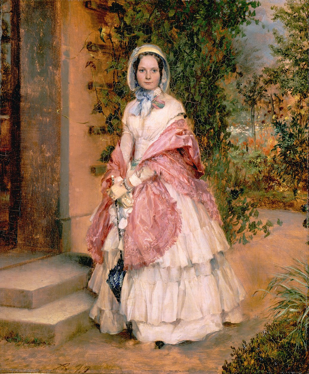 Clara Ilgner (később Schmidt von Knobelsdorff felesége) alkotó: Adolph Menzel