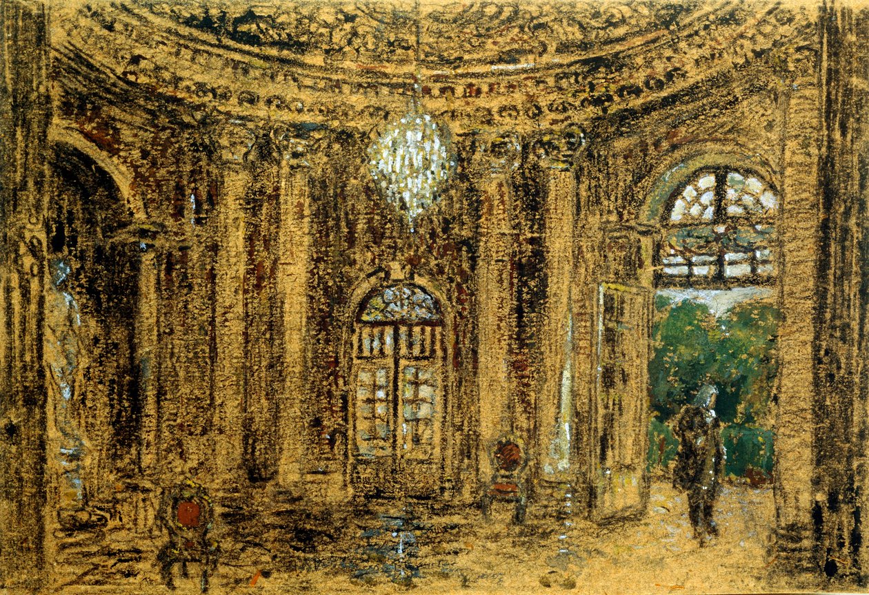 Koncert Sanssouciban, Tanulmány, 1850-es évek alkotó: Adolph Menzel