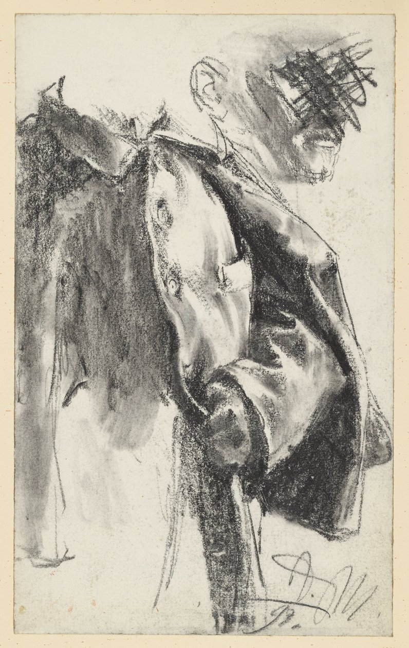 Havelock- és arctanulmány (az utóbbit elvetették) alkotó: Adolph Menzel