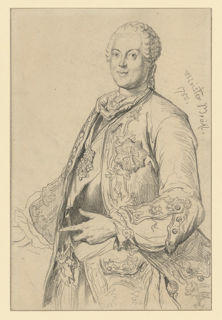 Heinrich von Brühl gróf alkotó: Adolph Menzel