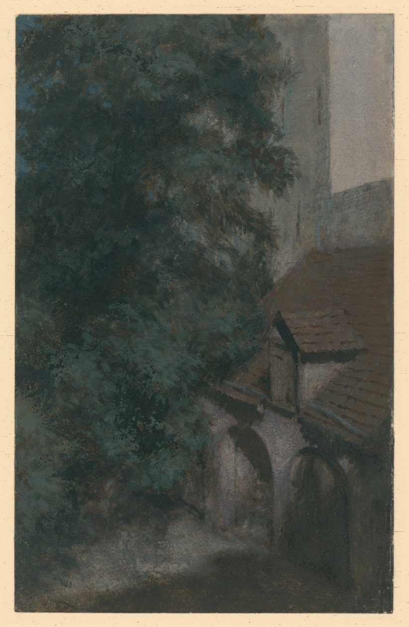 A holdfényben alkotó: Adolph Menzel