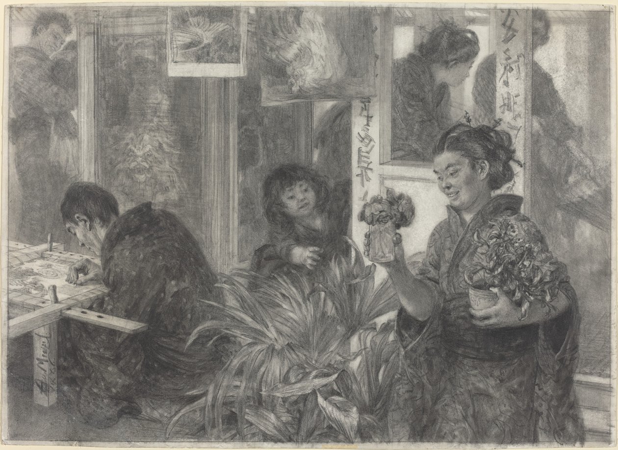 Japán művész dolgozik alkotó: Adolph Menzel