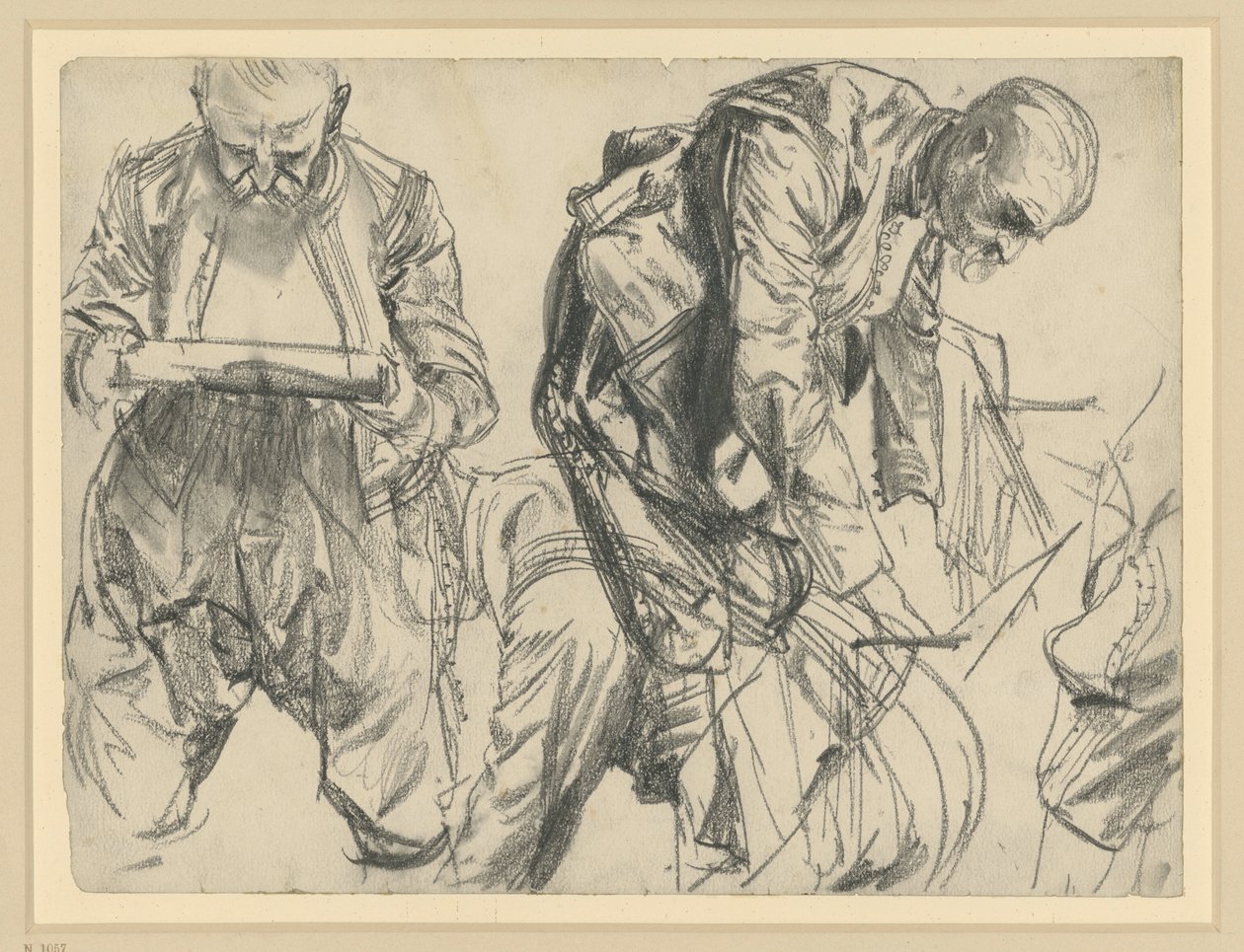 I. Johann Georg szász választófejedelem díszruhájában ábrázolt modell három nézetből, Történeti Múzeum, Drezda alkotó: Adolph Menzel