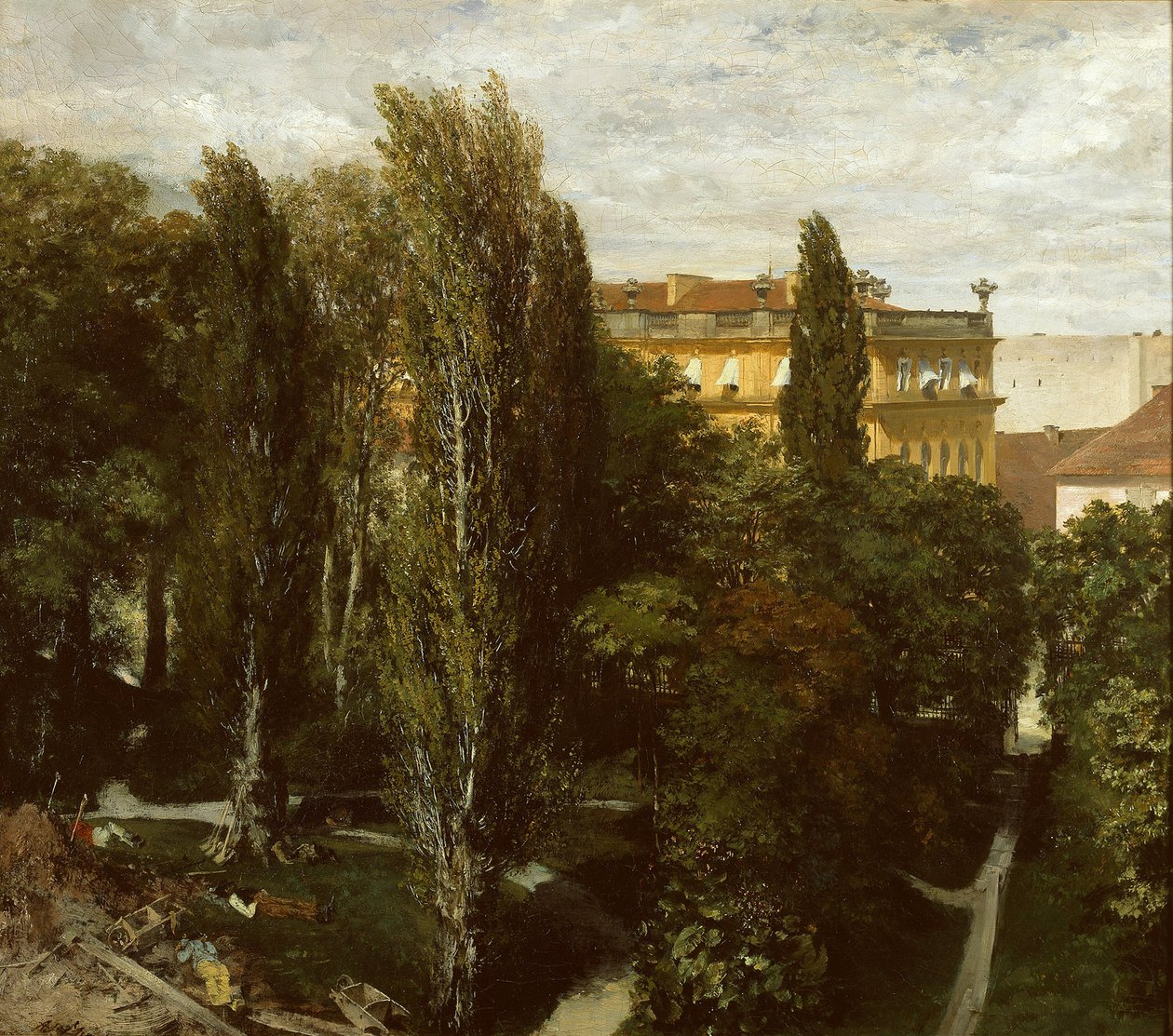 Albrecht herceg palotakertje alkotó: Adolph Menzel