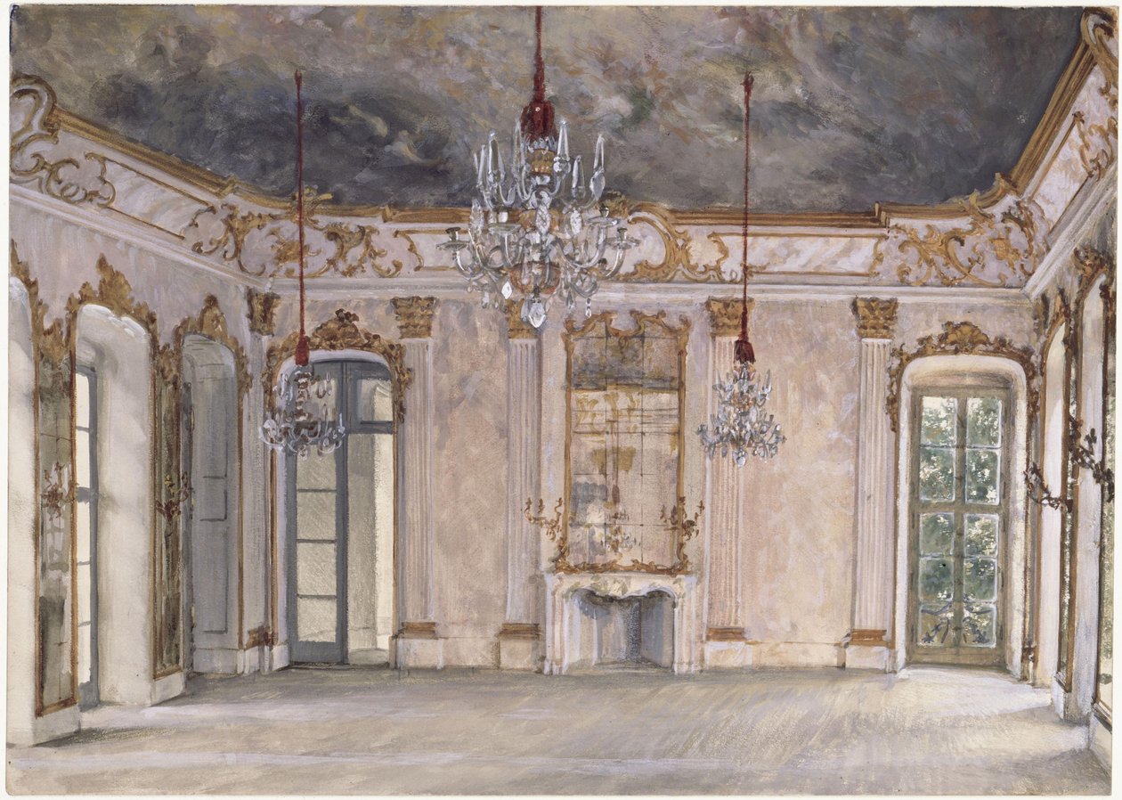 A Rheinsbergi kastély terme alkotó: Adolph Menzel