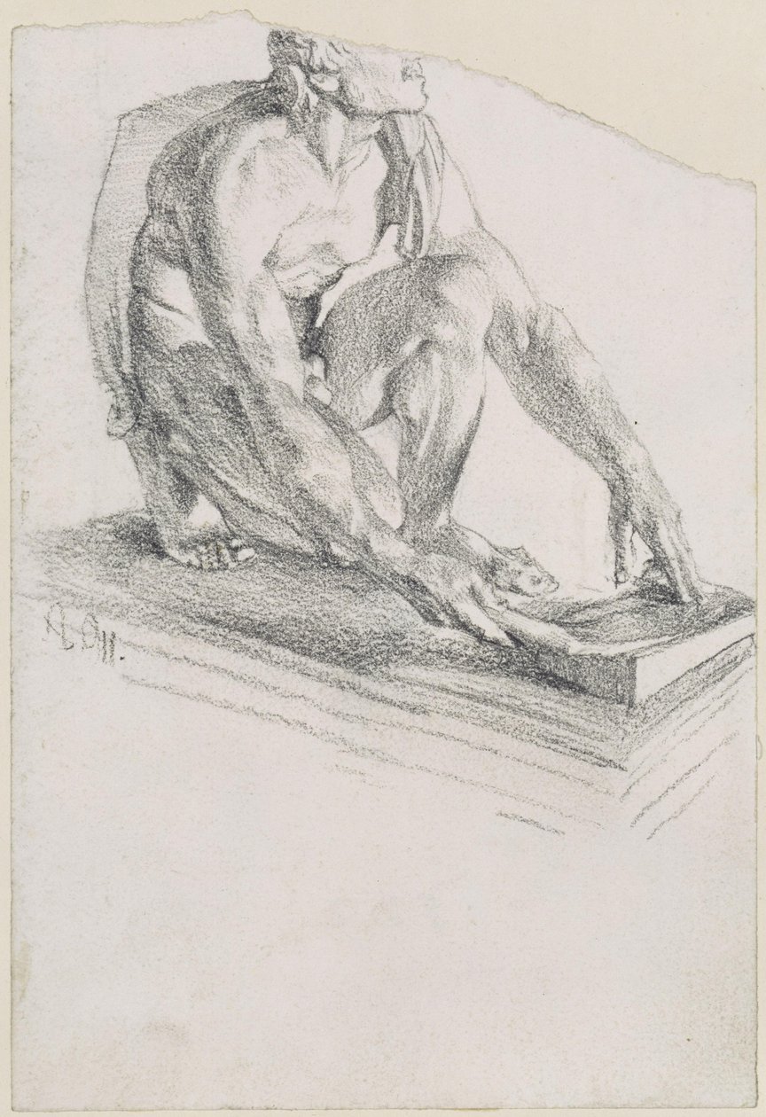 Csiszoló szkíta (az Uffizi Múzeumban, Firenzében található eredeti után készült másolat) alkotó: Adolph Menzel