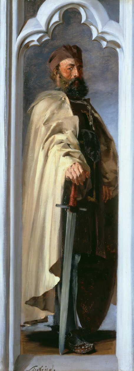 Siegfried von Feuchtwangen, a Német Lovagrend nagymestere, 1846. alkotó: Adolph Menzel