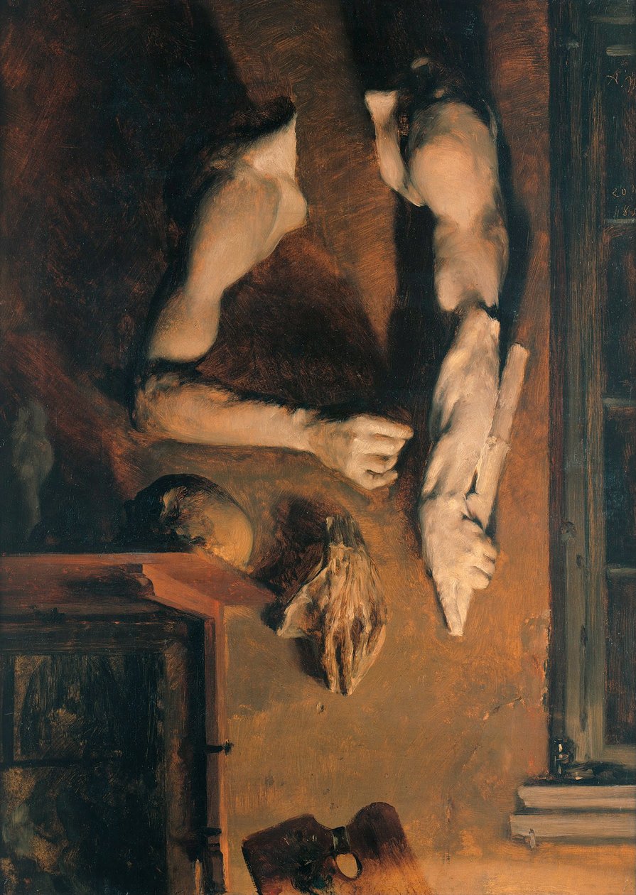 Műterem fala, 1852 alkotó: Adolph Menzel