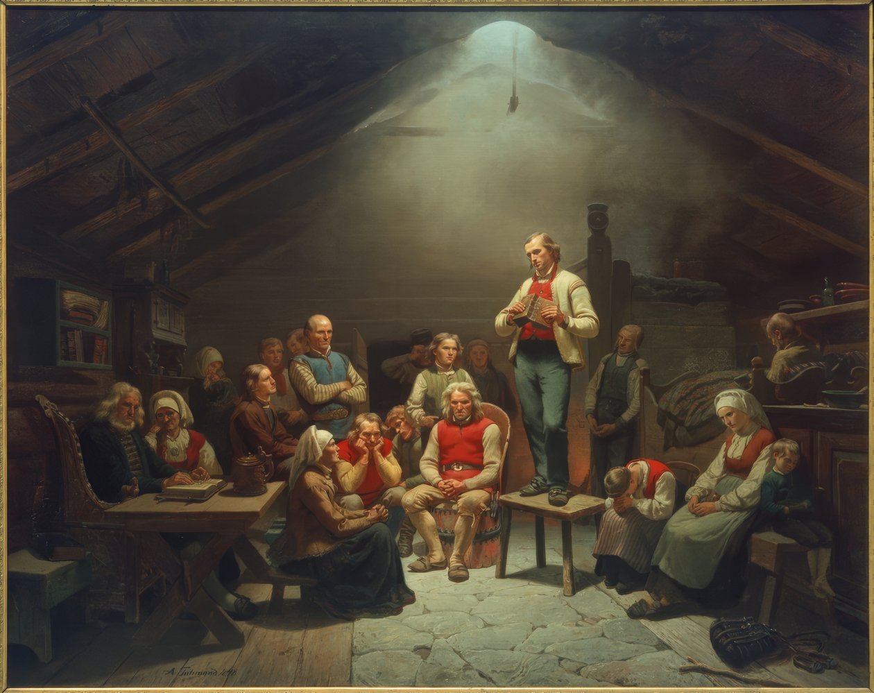 A haugiak imája / Tidemand alkotó: Adolph Tidemand
