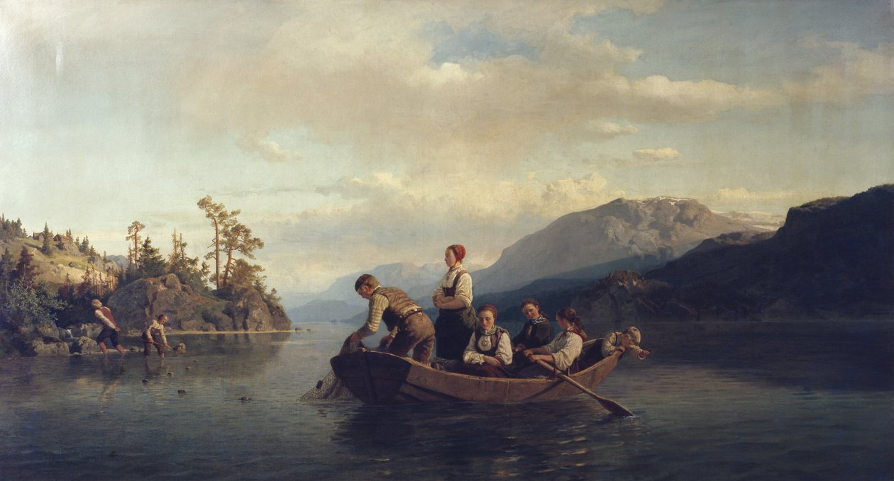 Este Krøderenben alkotó: Adolph Tidemand