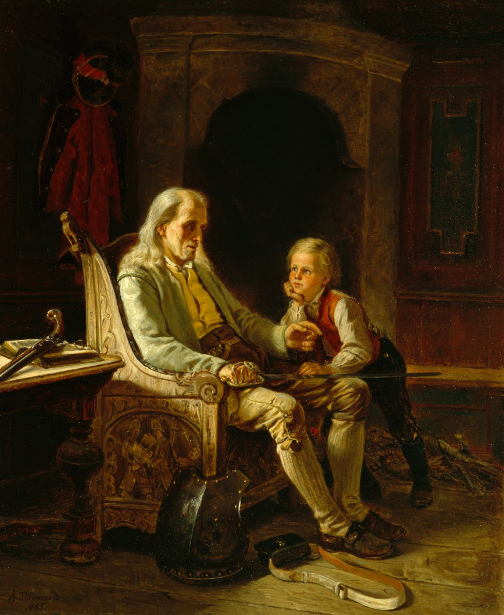 Nagyapák emlékei alkotó: Adolph Tidemand