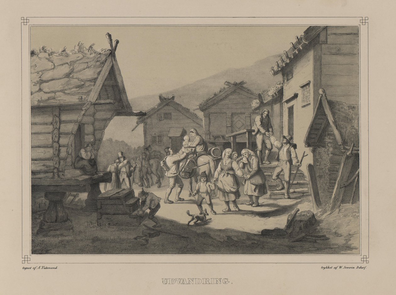 Az illusztráció a Norge fremstillet i Tegninger av Asbjørnsen, P.Chr. og utgitt av Chr. Tønsberg című könyvből származik (no, 1848). alkotó: Adolph Tidemand