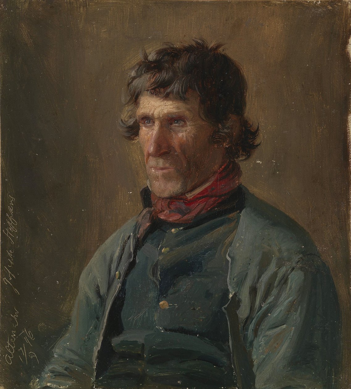 Joseph Steffens Altenahrból. Figura-tanulmány alkotó: Adolph Tidemand