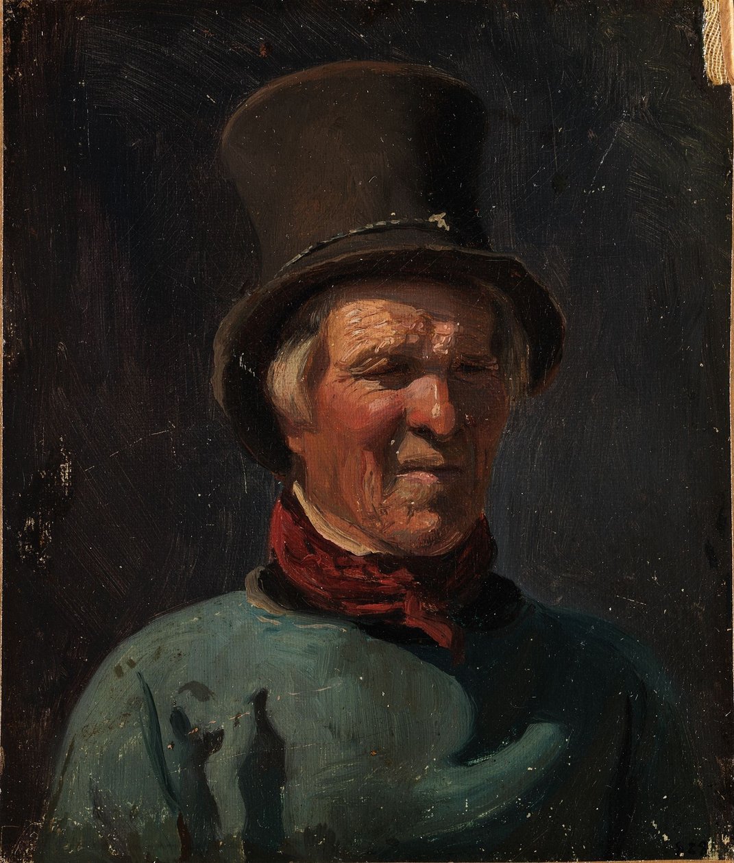Kalapos férfi alkotó: Adolph Tidemand