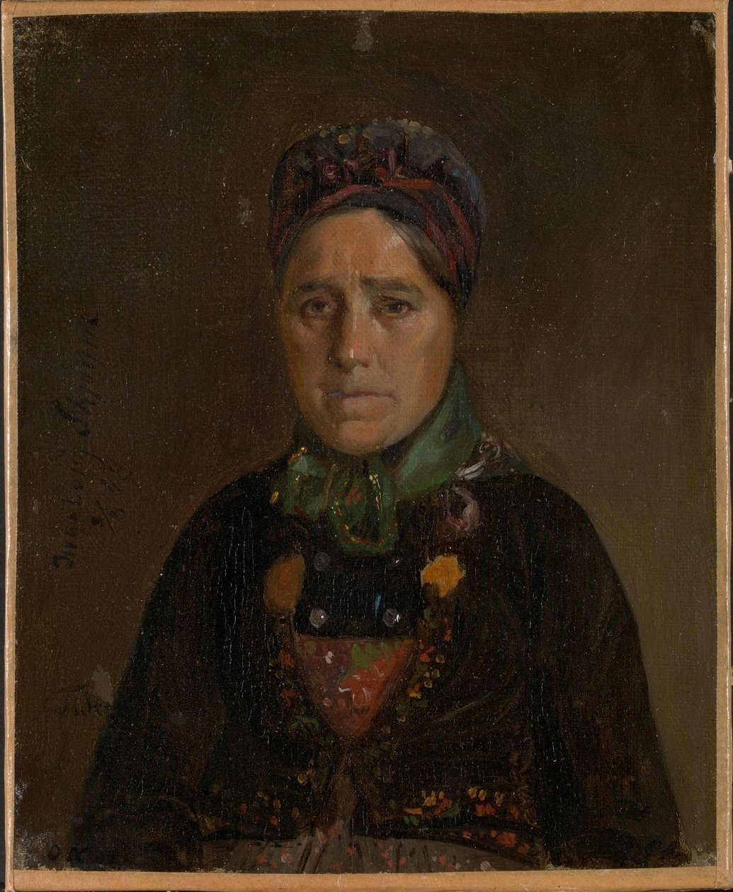 Ingeborg Skjønne portréja Numedalból alkotó: Adolph Tidemand